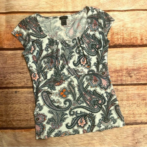 Ann Taylor Tops - Ann Taylor Paisley Top Size Small